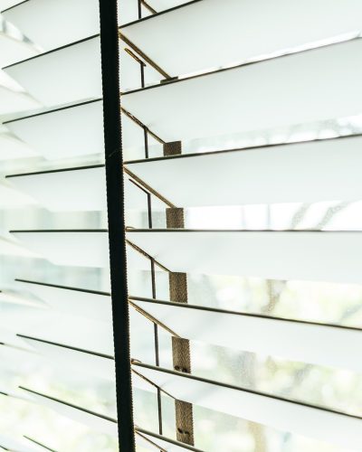 Beautiful blinds window decoration interior of room